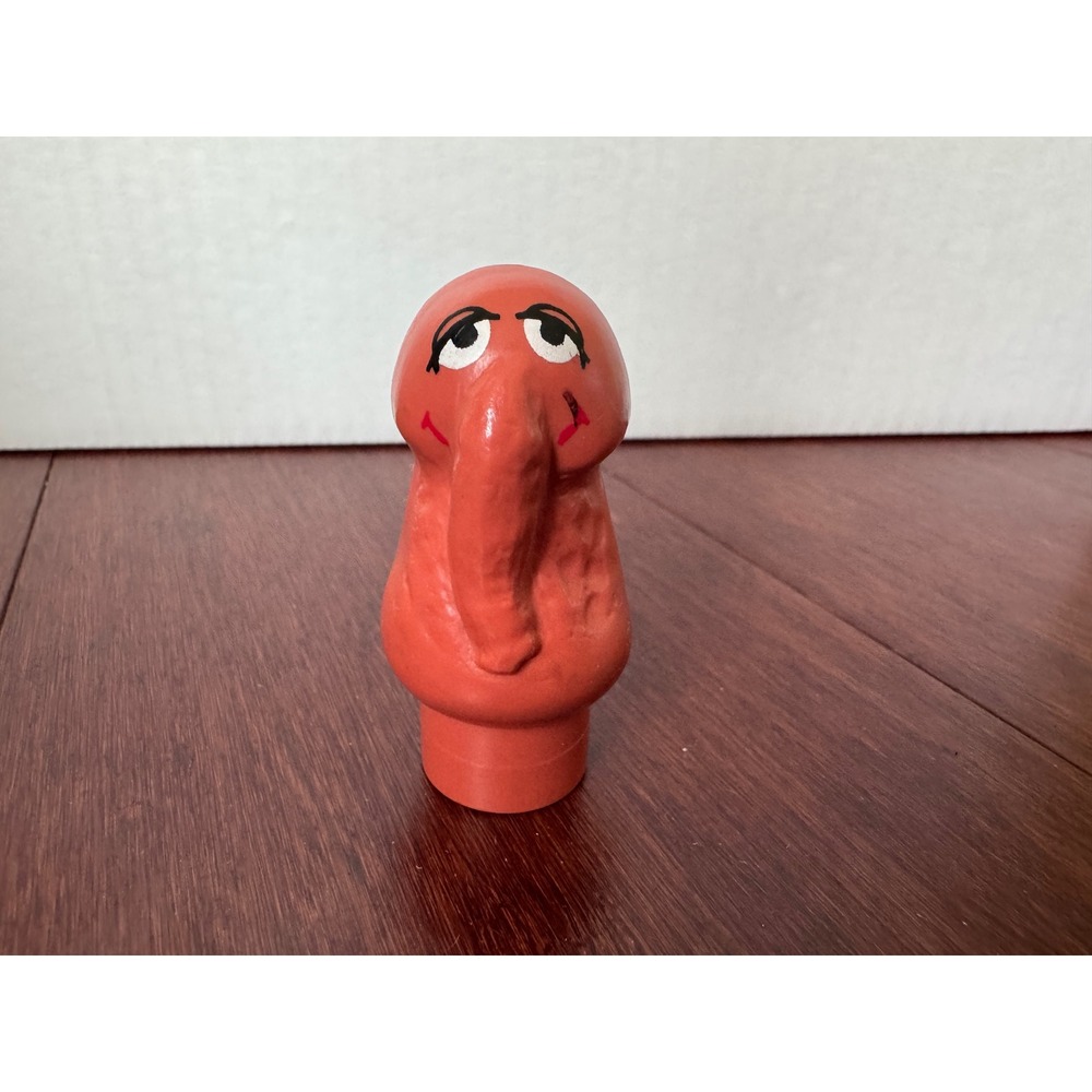 Fisher Price Little People Sesame Street Snuffleupagus Red Figure Vintage Toy